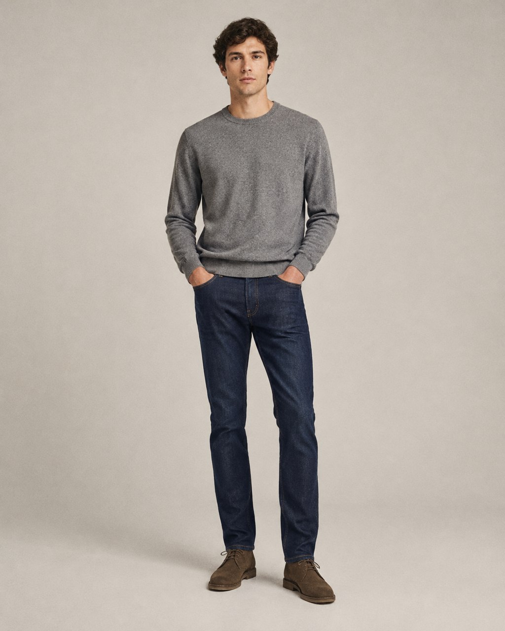 The Slim — Dark indigo slim jeans