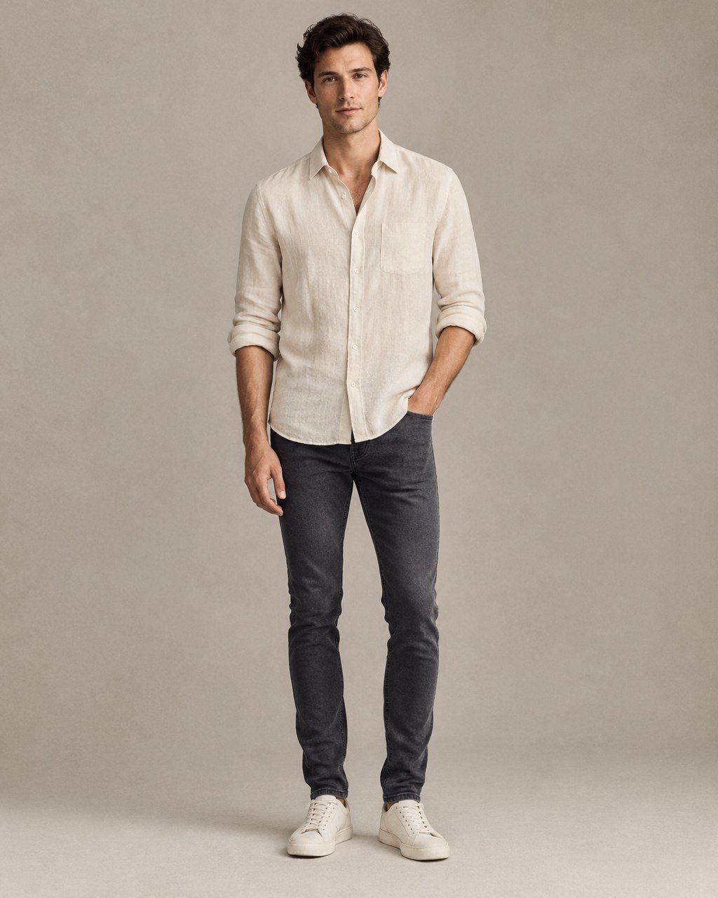 The Skinny — Charcoal skinny jeans