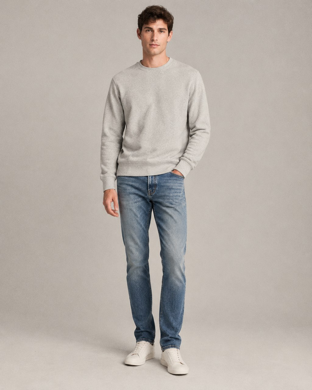 The Slim — Stone wash slim jeans